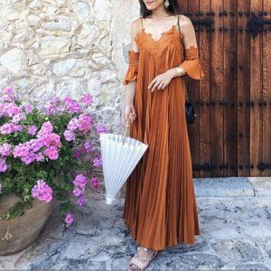Self-Portrait | Dresses | Selfportrait Pink Magnolia Lace Maxi
